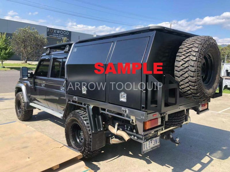 LANDCRUISER 79 SERIES GENUINE TRAY JACK OFF CANOPY - FULL DOG CAGE - Image 5