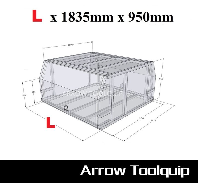 LANDCRUISER 79 SERIES GENUINE TRAY JACK OFF CANOPY - 2 DOOR