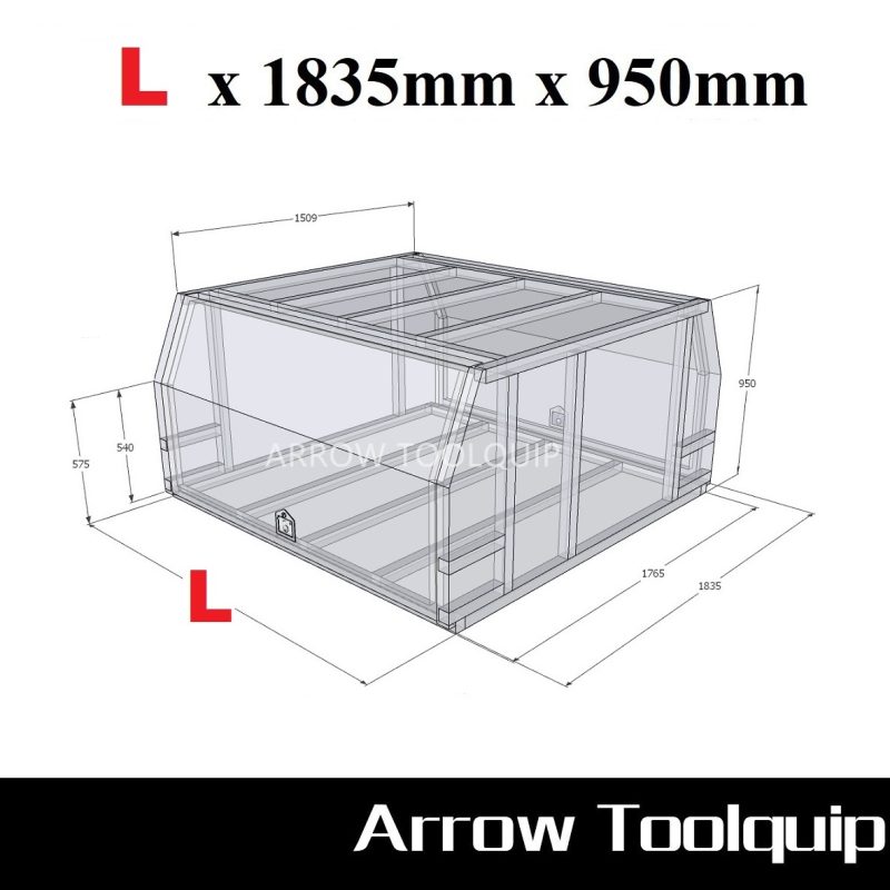LANDCRUISER 79 SERIES GENUINE TRAY JACK OFF CANOPY - 2 DOOR