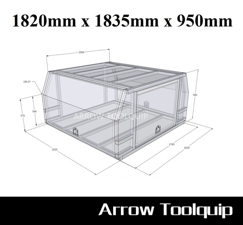 LANDCRUISER 79 SERIES GENUINE TRAY JACK OFF CANOPY - 3 DOOR