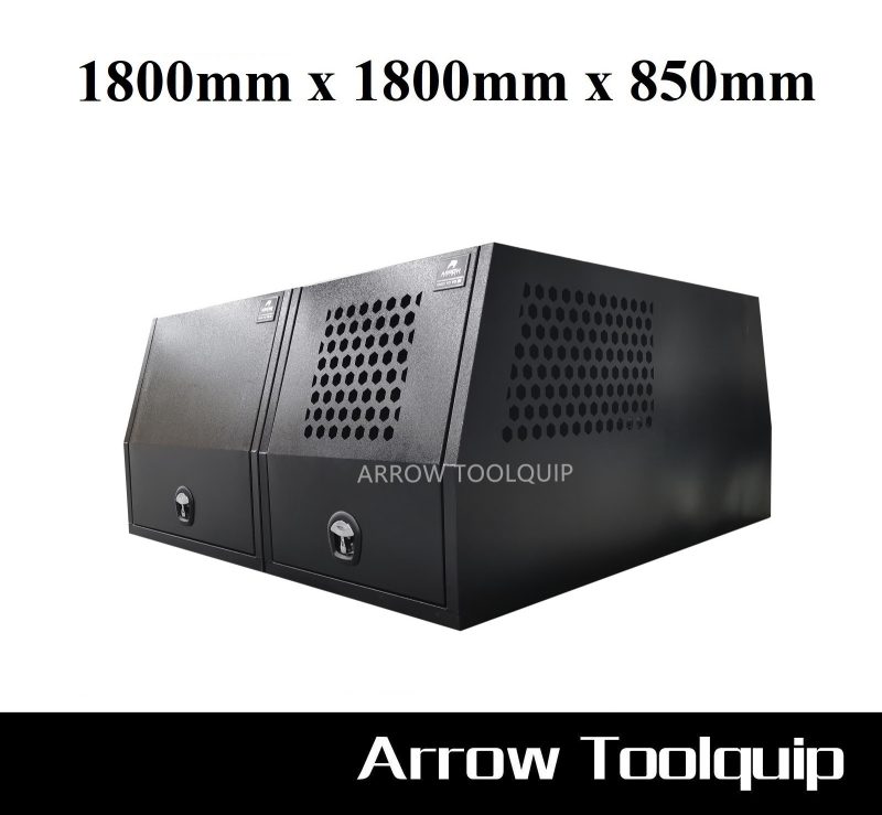ALUMINIUM UTE TOOLBOX CANOPY 5 ATB-FLCDT180B