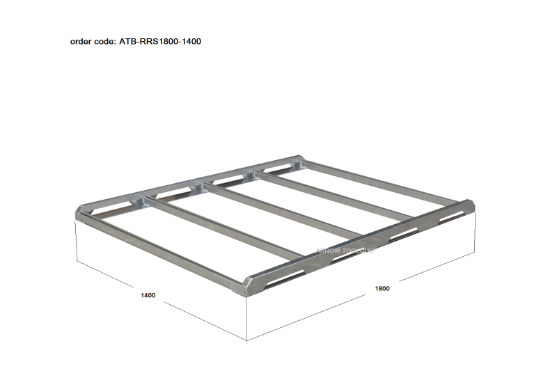 ALUMINIUM ROOF RACK ATB-RRS1800x1320 - Image 2