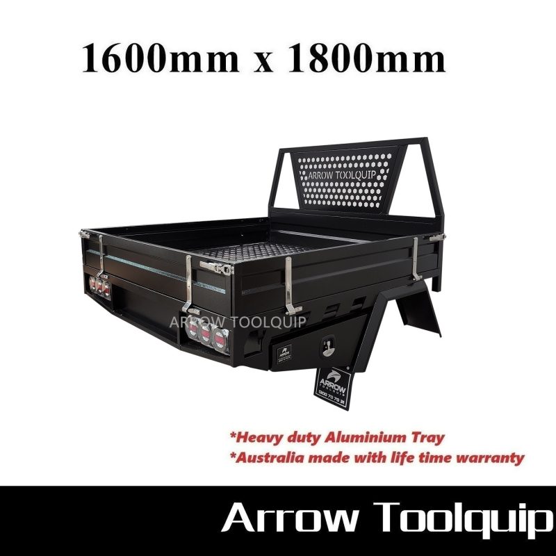 ALUMINIUM UTE TRAY 2 ATB-DELUXE-160180-B-S-B
