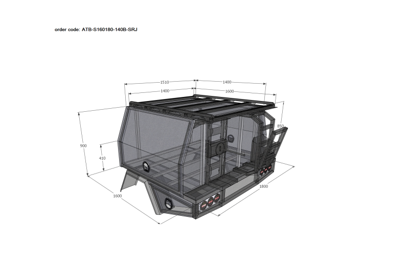 SERVICE BODIES 12 S160180-140B-SRJR - Image 2
