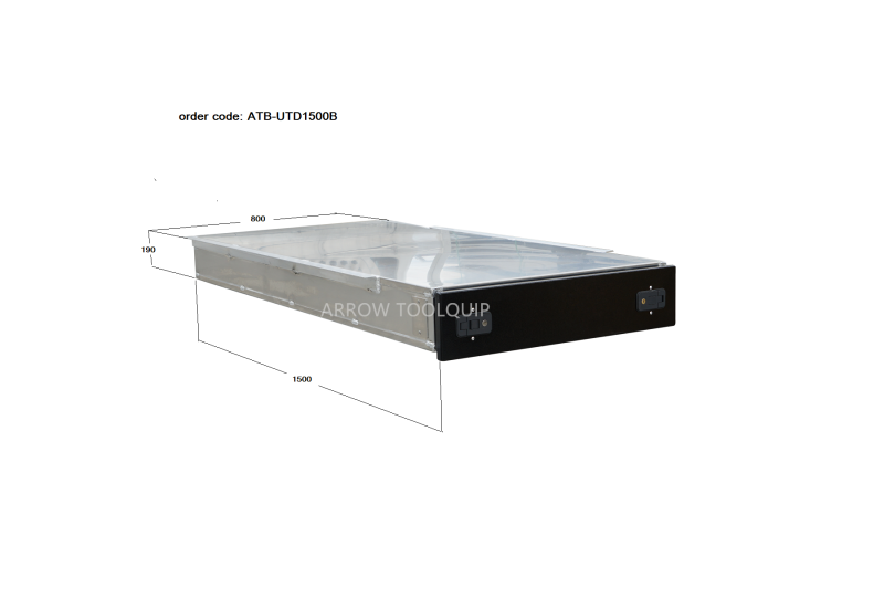 ALUMINIUM TRUNDLE DRAWER ATB-UTD1500B - Image 2