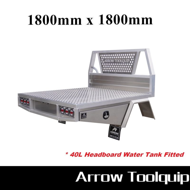 ALUMINIUM UTE TRAY 4 ATB-4WD-180180-WB