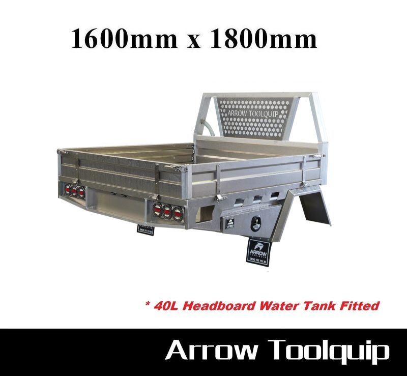 ALUMINIUM UTE TRAY 8 ATB-DELUXE-160180-WB-S