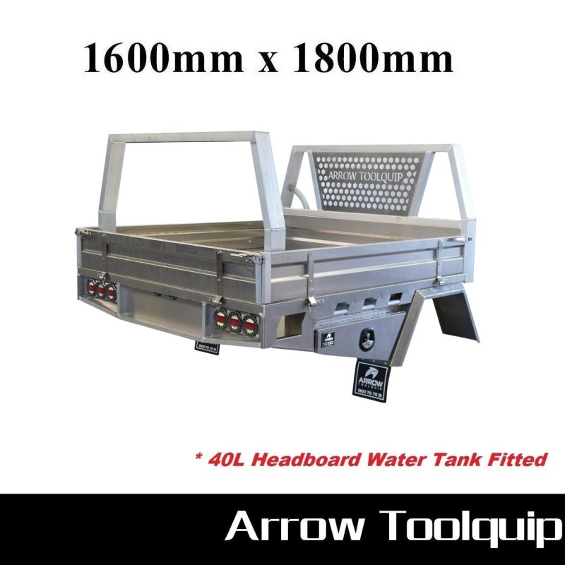 ALUMINIUM UTE TRAY 9 ATB-DELUXE-160180-WB-S-R