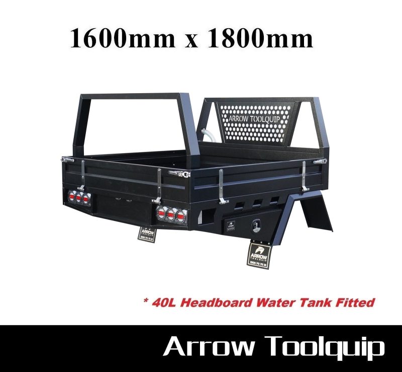 ALUMINIUM UTE TRAY 9 ATB-DELUXE-160180-WB-S-R-B