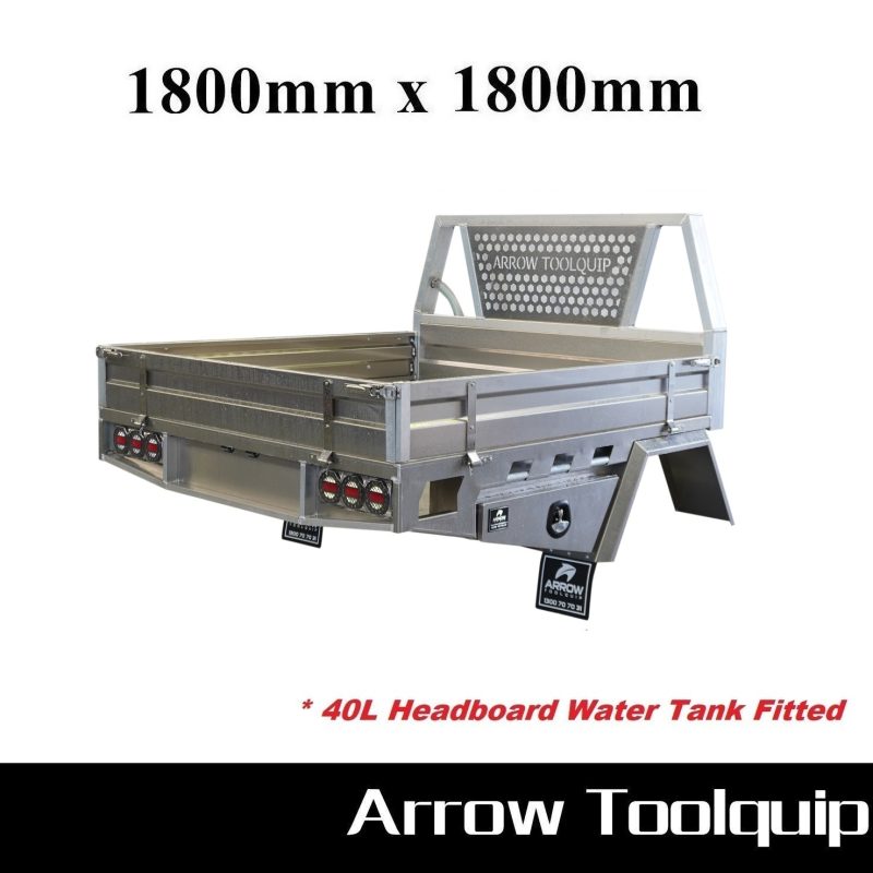 ALUMINIUM UTE TRAY 8 ATB-DELUXE-180180-WB-S