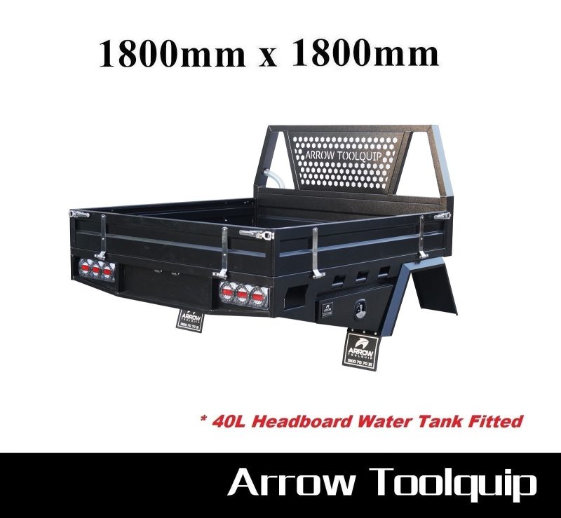 ALUMINIUM UTE TRAY 8 ATB-DELUXE-180180-WB-S-B