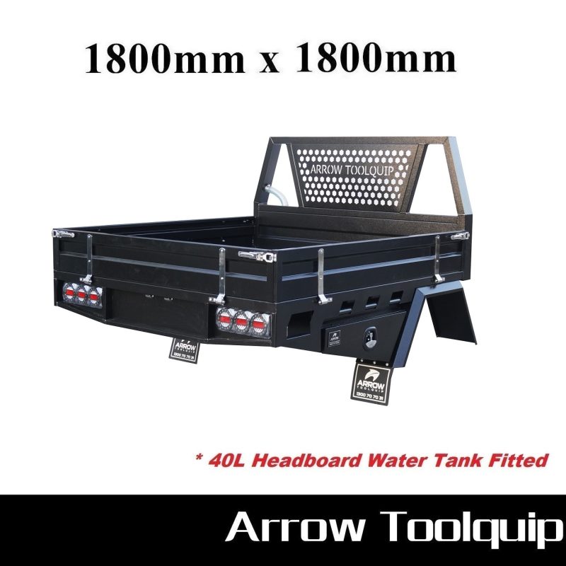 ALUMINIUM UTE TRAY 8 ATB-DELUXE-180180-WB-S-B