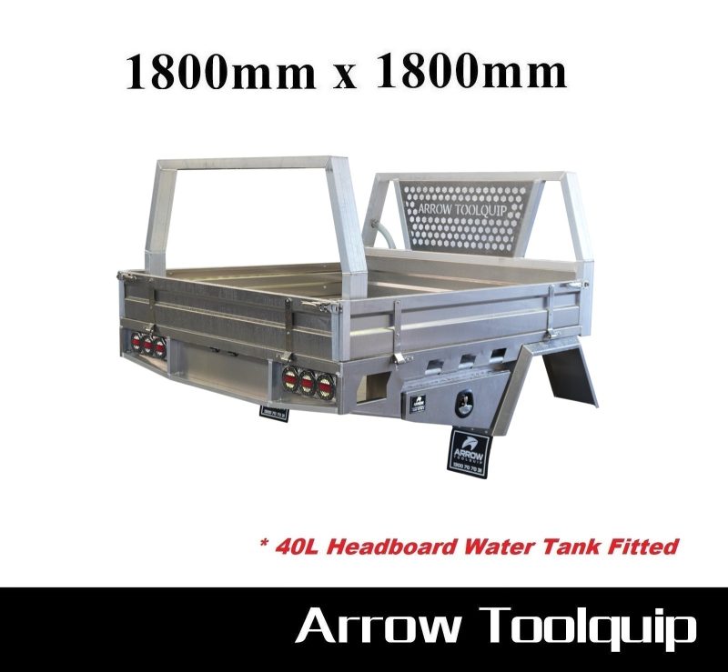 ALUMINIUM UTE TRAY 9 ATB-DELUXE-180180-WB-S-R
