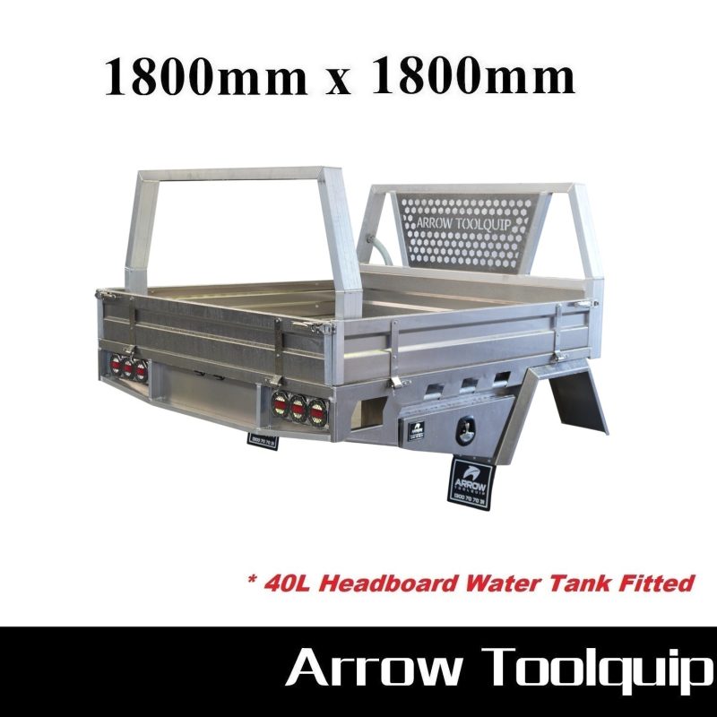 ALUMINIUM UTE TRAY 9 ATB-DELUXE-180180-WB-S-R