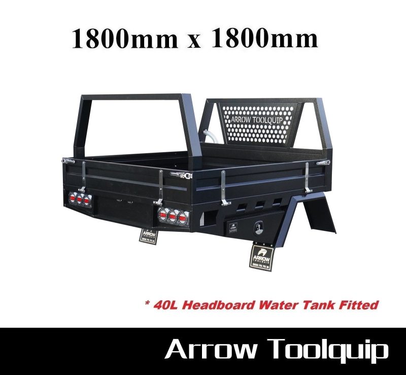 ALUMINIUM UTE TRAY 9 ATB-DELUXE-180180-WB-S-R-B