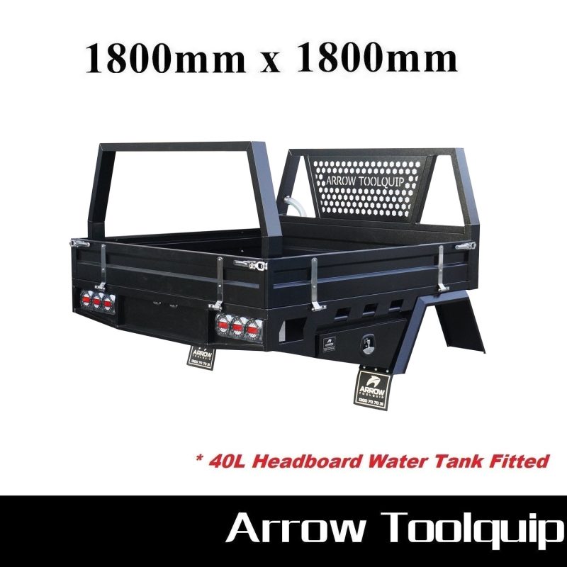 ALUMINIUM UTE TRAY 9 ATB-DELUXE-180180-WB-S-R-B