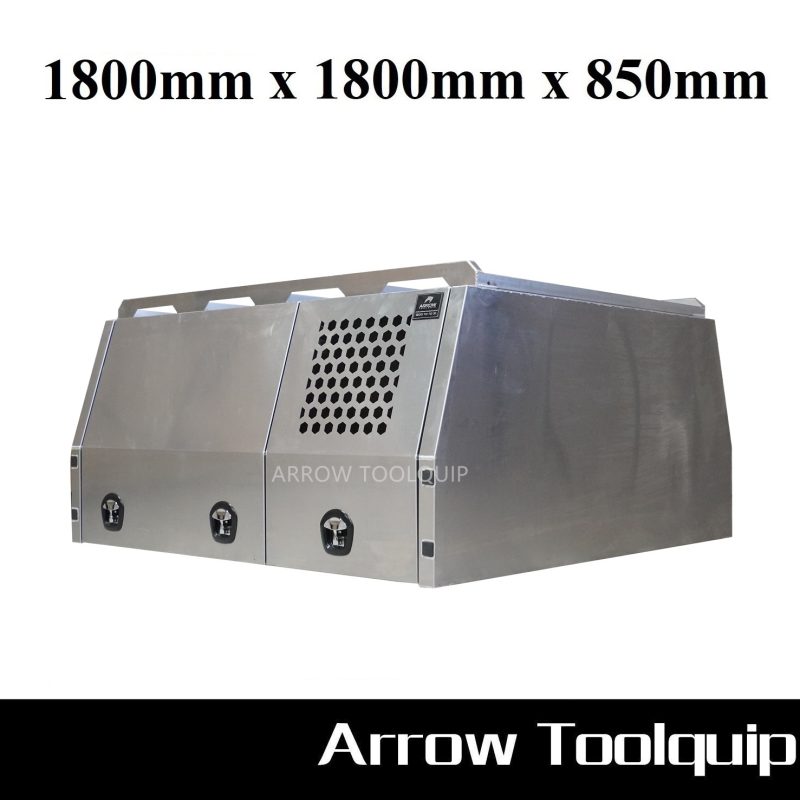 ALUMINIUM UTE TOOLBOX CANOPY ATB-JFLCDT180-R