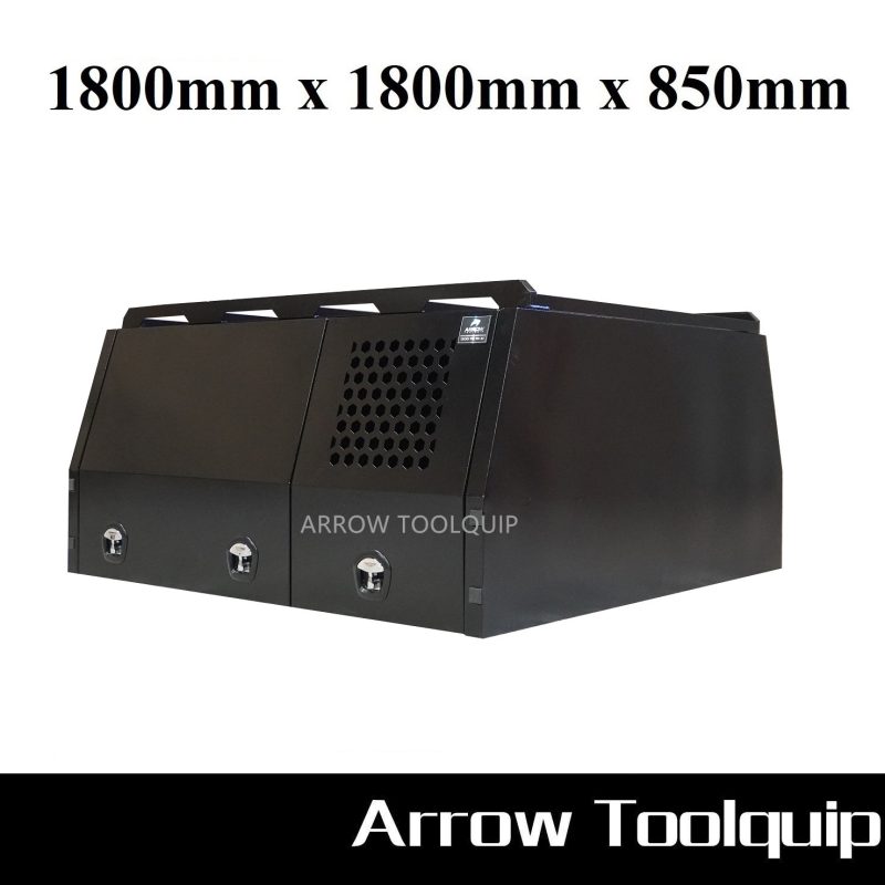 ALUMINIUM UTE TOOLBOX CANOPY ATB-JFLCDT180B-R