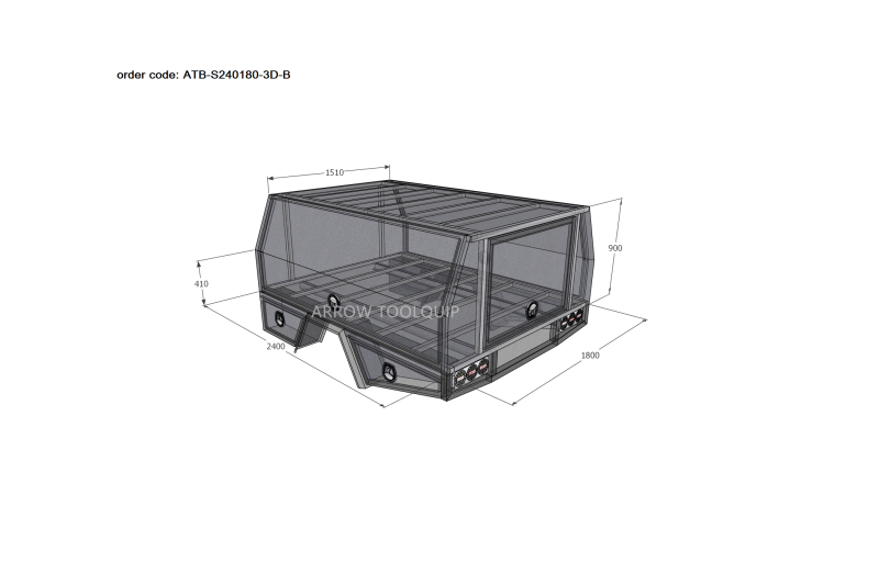 SINGLE CAB SERVICE BODIES S240180-3D-B - Image 2