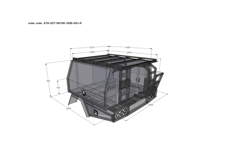 SERVICE BODIES 18 SDT180180-160B-SRJR - Image 2